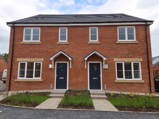 Typical house type at Cholstrey Road